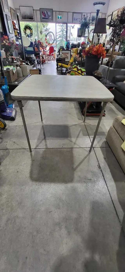 Folding Square Card Table with Locking Legs