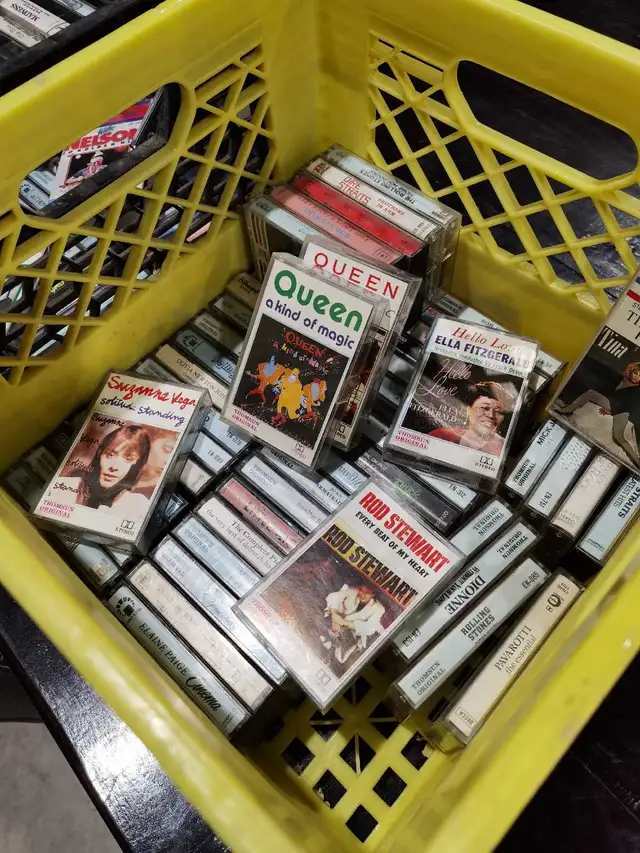 Assorted Music Cassette Tapes
