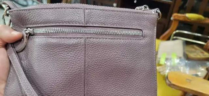 Befen Leather Crossbody Clutch Bag Lavender