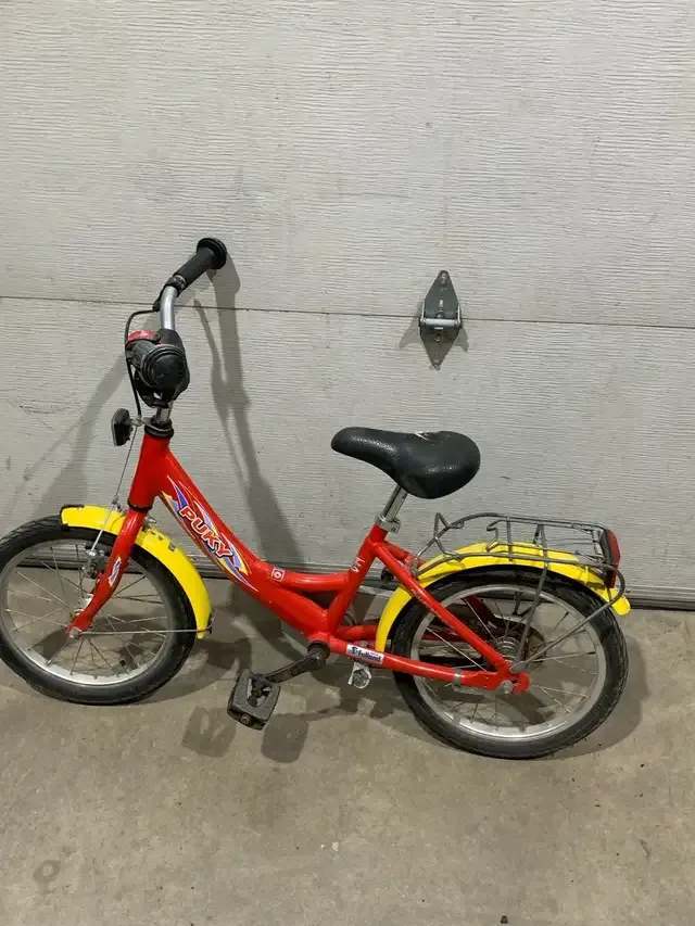 Children’s Red and Yellow Bicycle
