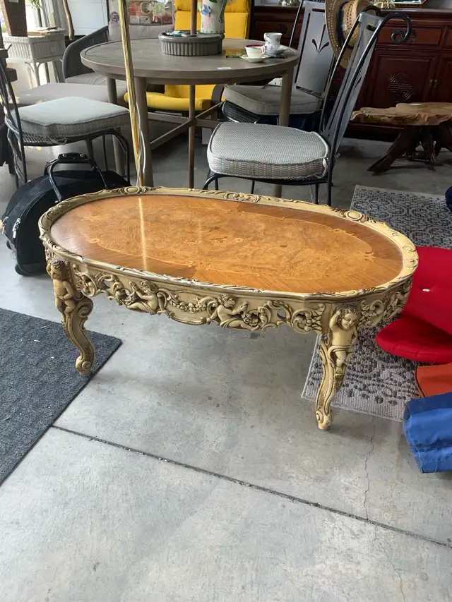 Italian Oval Coffee Table