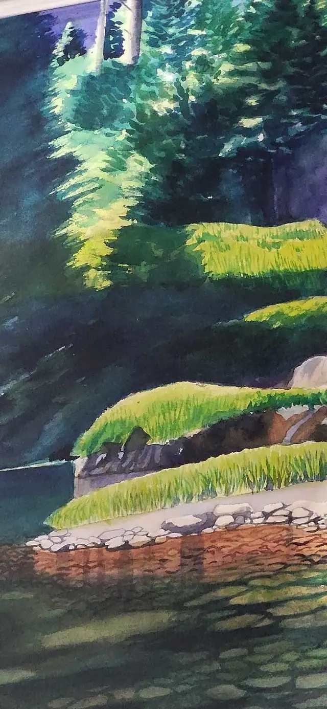 B.A. Norman Original Landscape Painting - Wall Sized Canvas