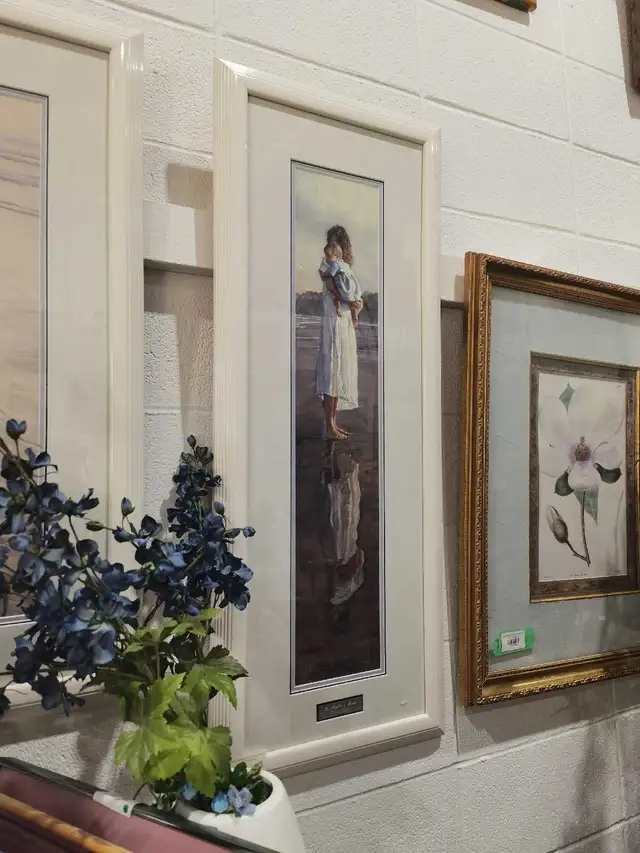Steve Hanks In Mother's Arms Framed Print ( 2 available )