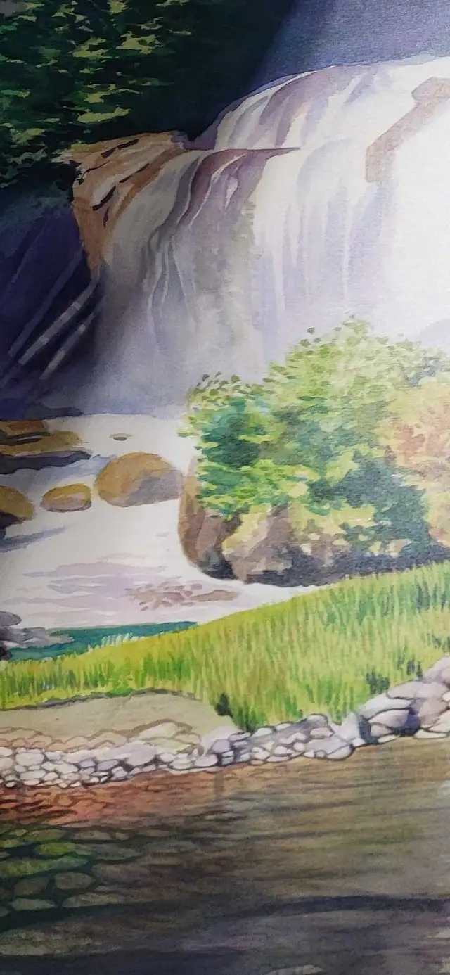 B.A. Norman Original Landscape Painting - Wall Sized Canvas