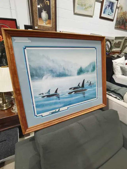 Wyland Orca Art Print