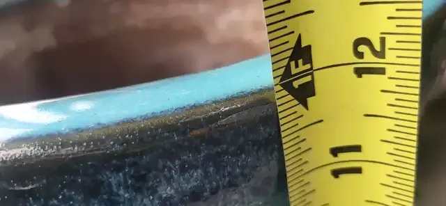 Large Ceramic Glazed Garden Pot - Teal