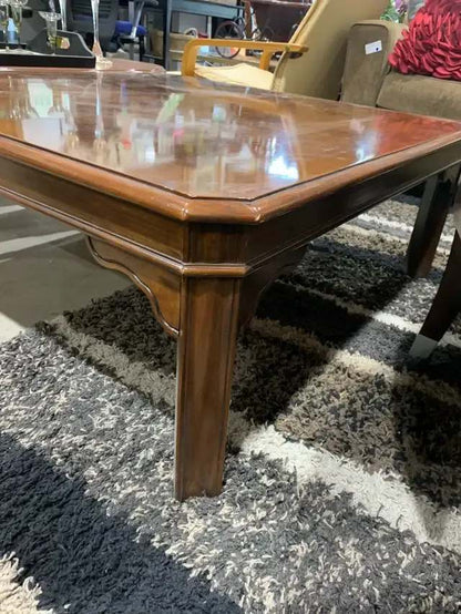 Drexel Heritage Dark Wooden Coffee Table