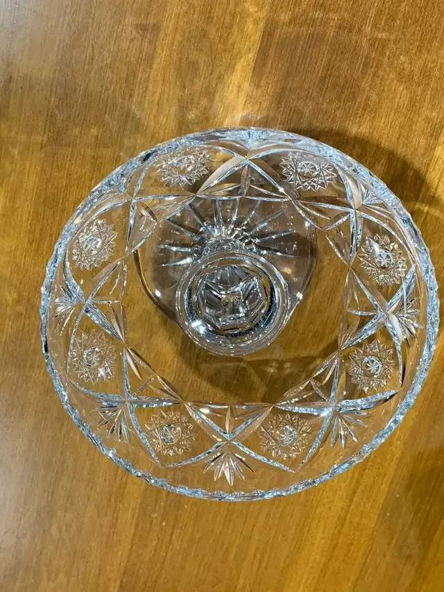 Crystal Pedestal Bowl