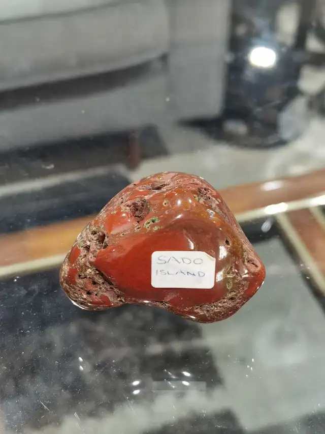 Sado Island Red Jasper Specimen