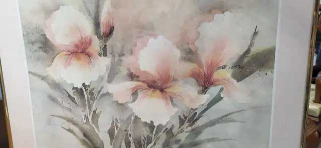 Floral Watercolor Art Print 16x20