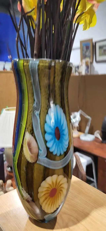 Murano Art Glass Flower Vase
