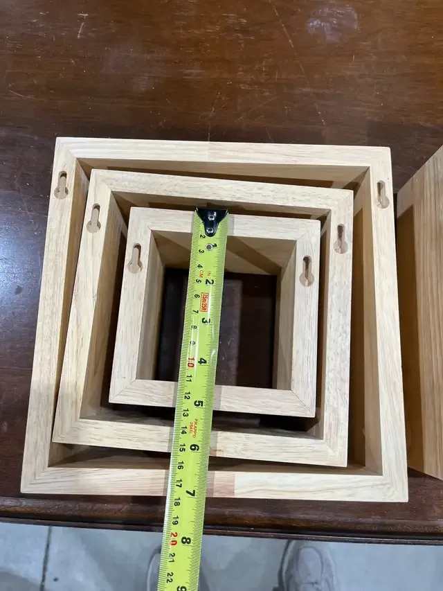 Wooden Floating Shelves - set of 5