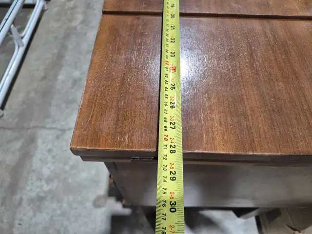 Vintage Sewing Machine Cabinet and Table