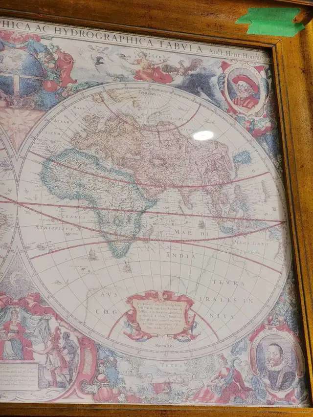 Henricus Hondius Nova Totivs Terrarvm Map