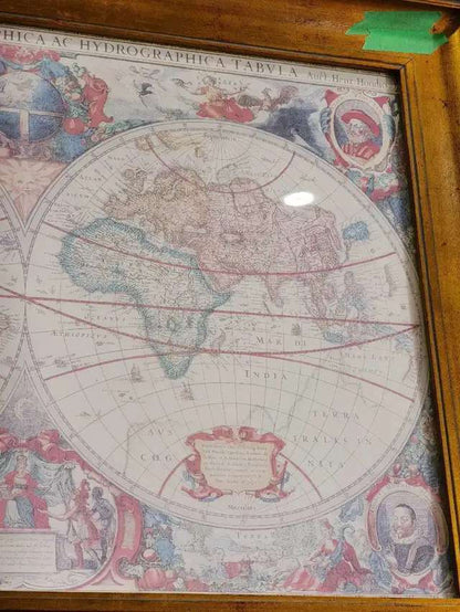Henricus Hondius Nova Totivs Terrarvm Map