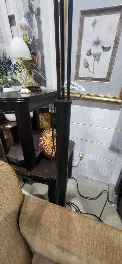 Industrial 3-Light Arc Floor Lamp