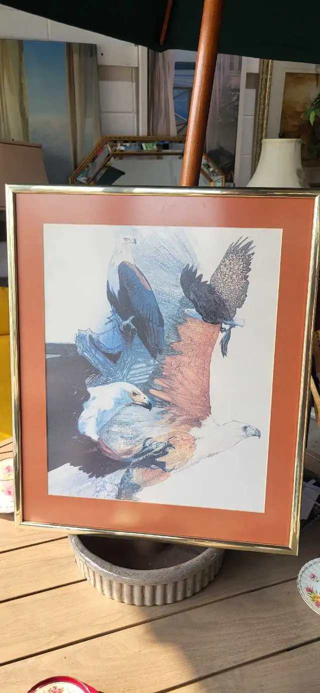 Mark Deslin Eagle Print - 1986