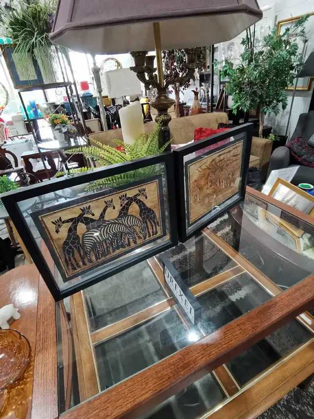 African Art Framed Prints (set)