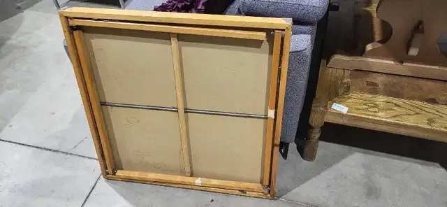 Folding Card Table - Red