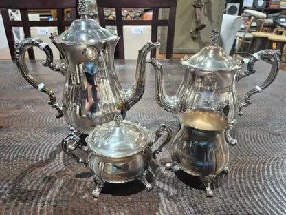 Silver Plated Tea Service Set