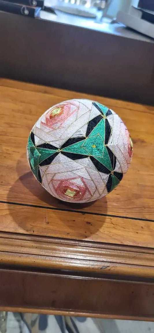 Temari Ball Decorative Ornament 6"