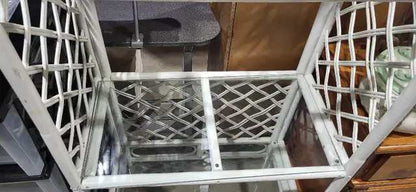Wicker Shelving Unit - McGuire Style with 3 Shelves