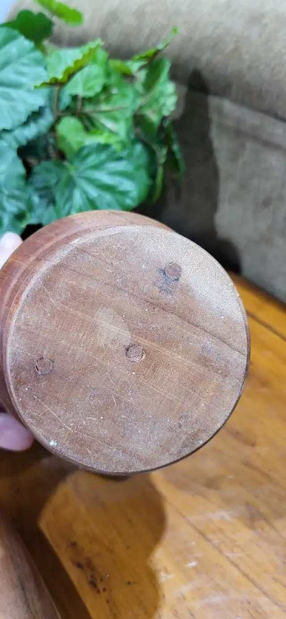 Wooden Mortar and Pestle