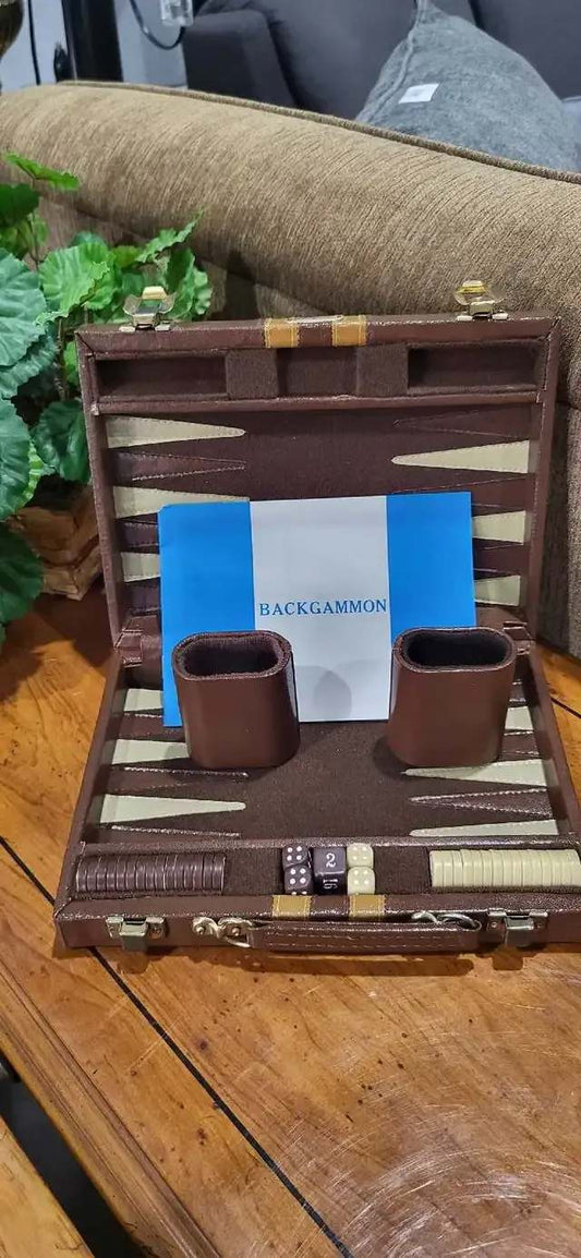 Vintage Mr. Backgammon Game Set