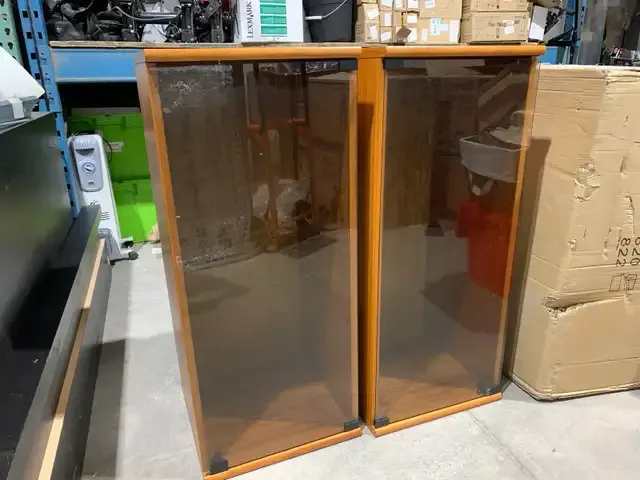 Wooden Display Cabinets - 2 Available