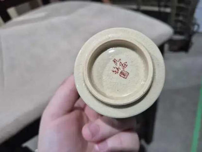 Japanese Crackle Glaze Yunomi - Set of 9