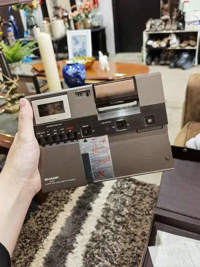 Sharp CE-125 Printer and Microcassette Recorder - untested