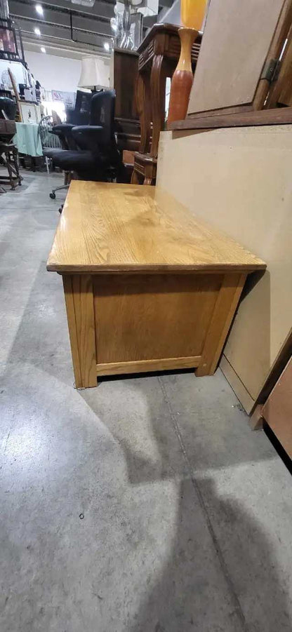 Oak Coffee Table with Four Drawers
