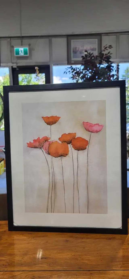 IKEA Framed Poppy Art Print