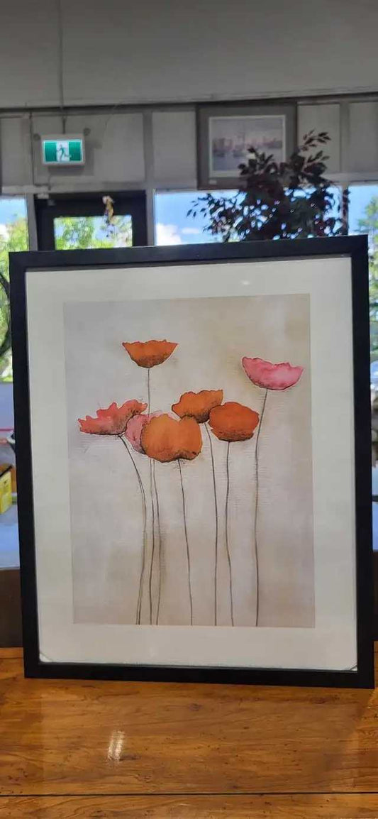 IKEA Framed Poppy Art Print