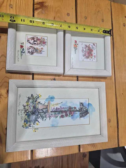 Bed'N Bath Framed Set Unique Art Prints