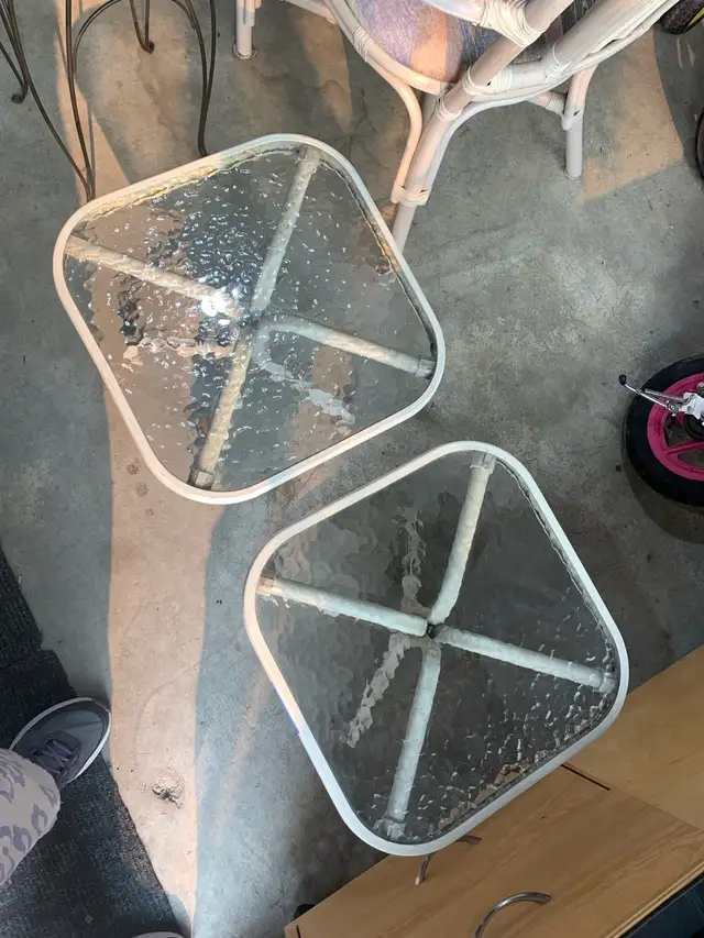 Metal Side Tables (set)