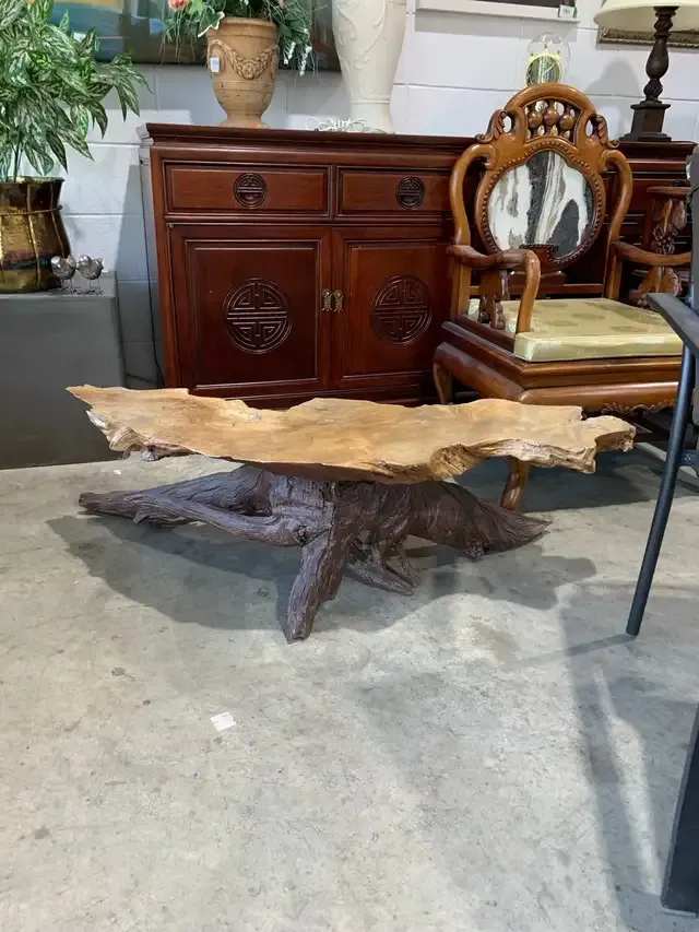 Live Edge Root Coffee Table