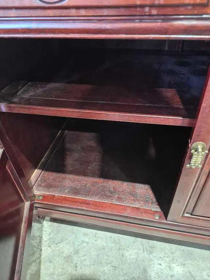 Asian Style 4 Drawer Credenza