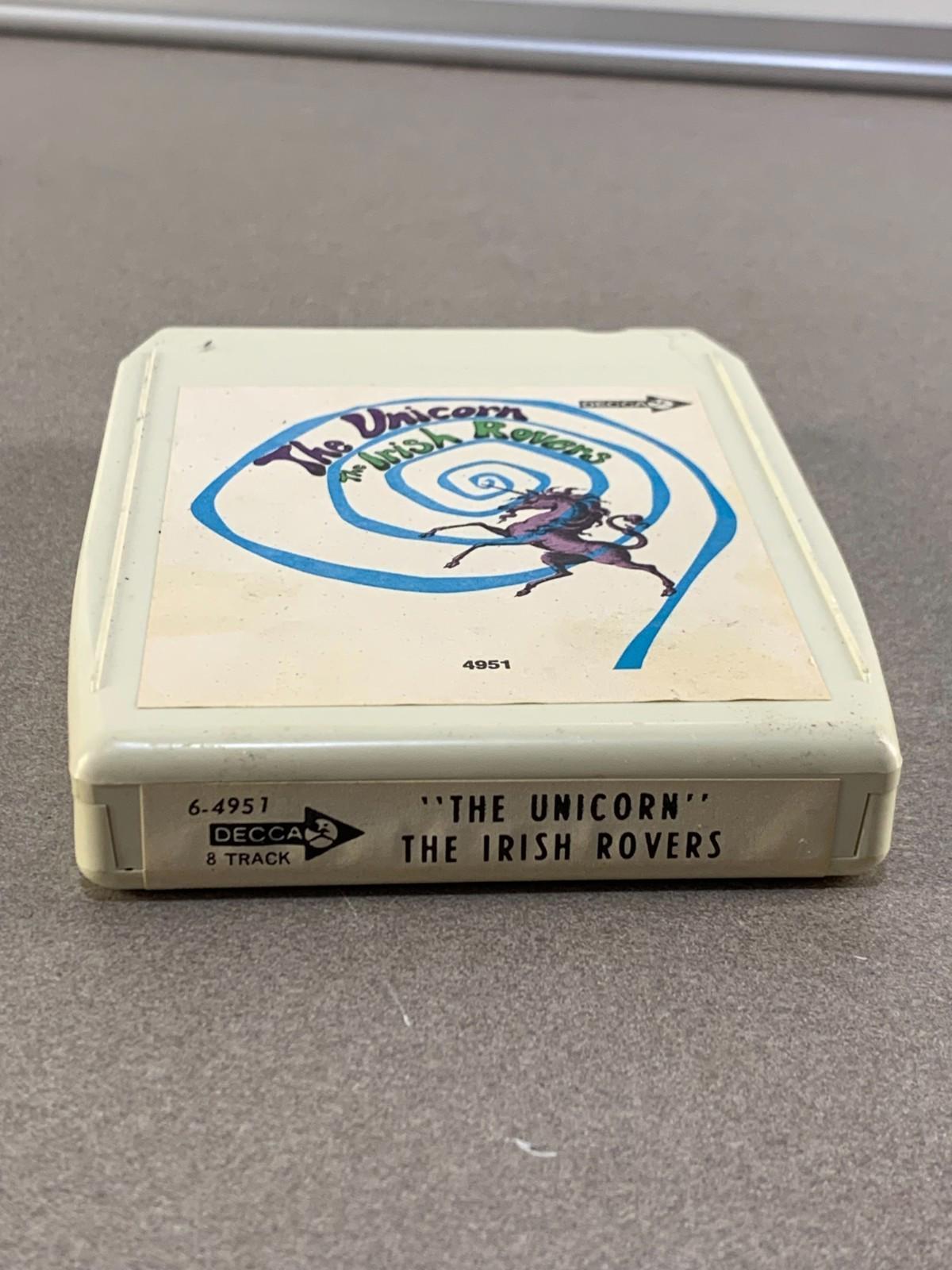 THE IRISH ROVERS "THE UNICORN" 8 track tape