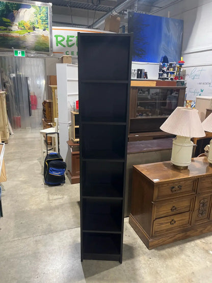 Black tall Bookcase