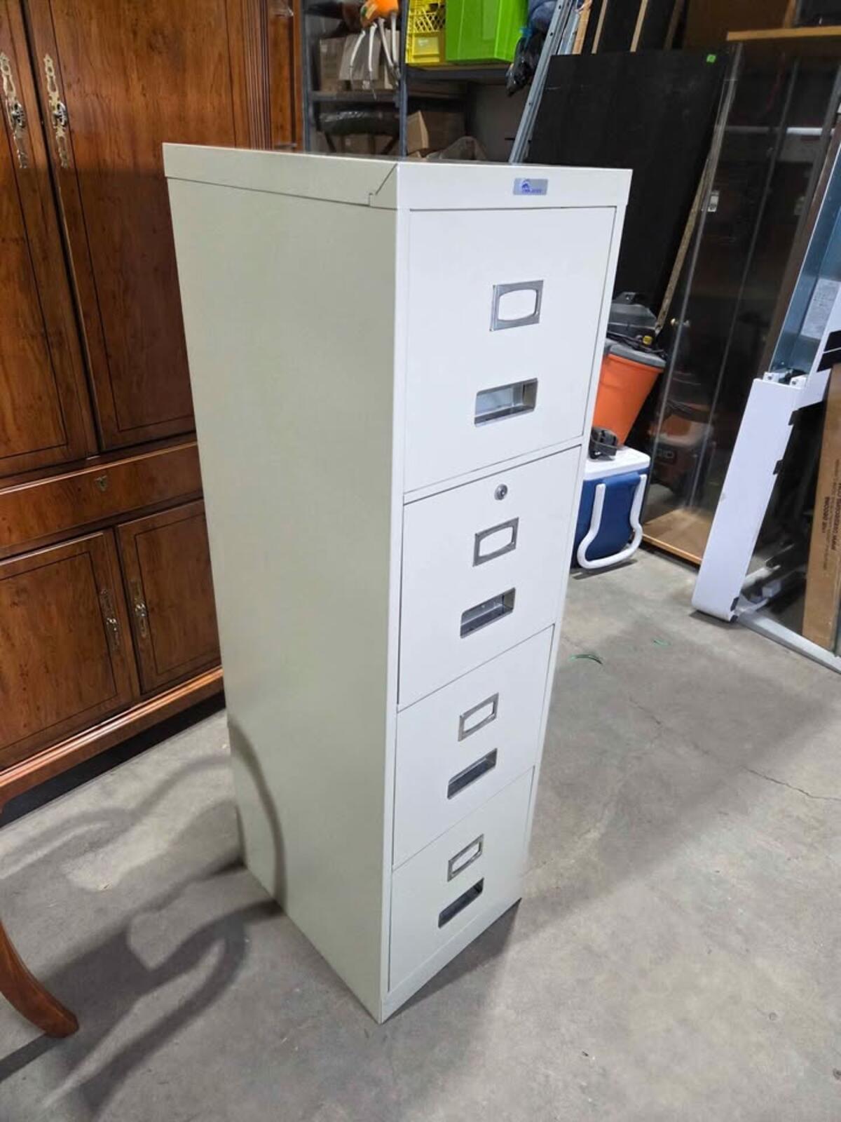 Commander 4-Drawer Metal Filing Cabinet