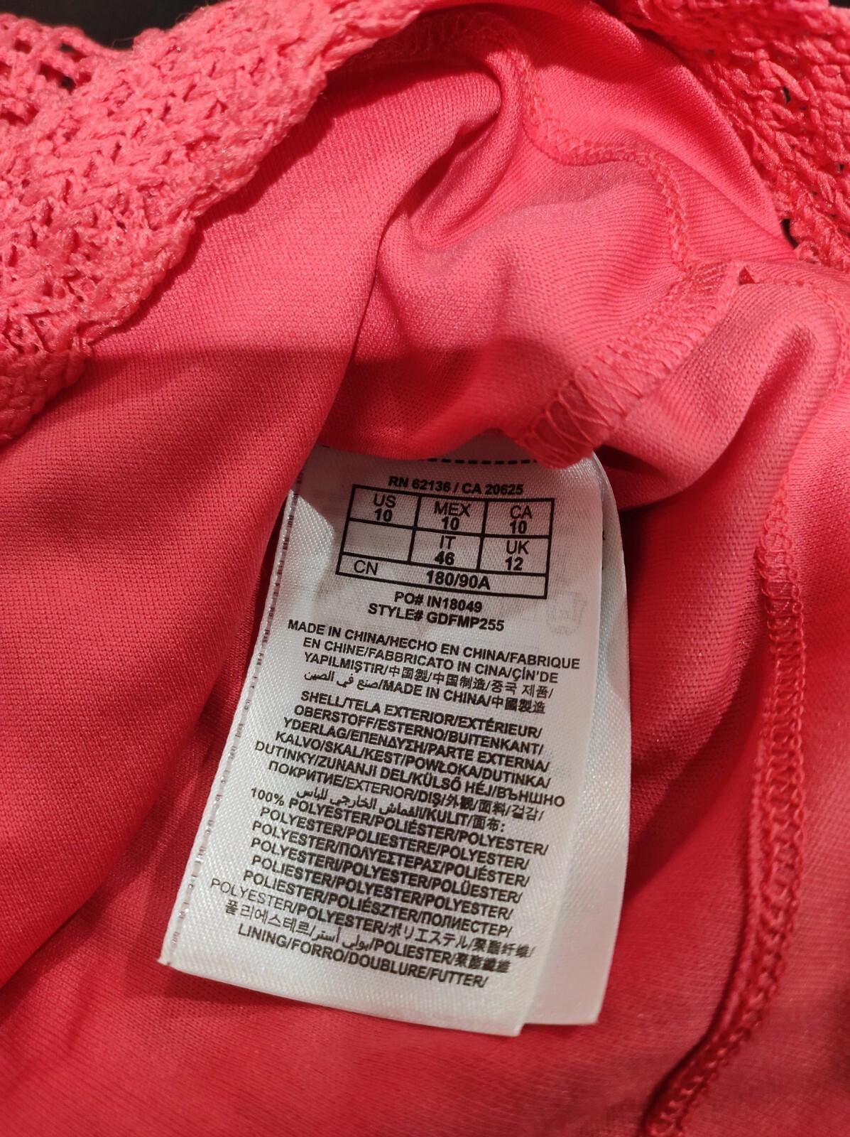 Guess Crochet Mini Peach Dress Size- 10