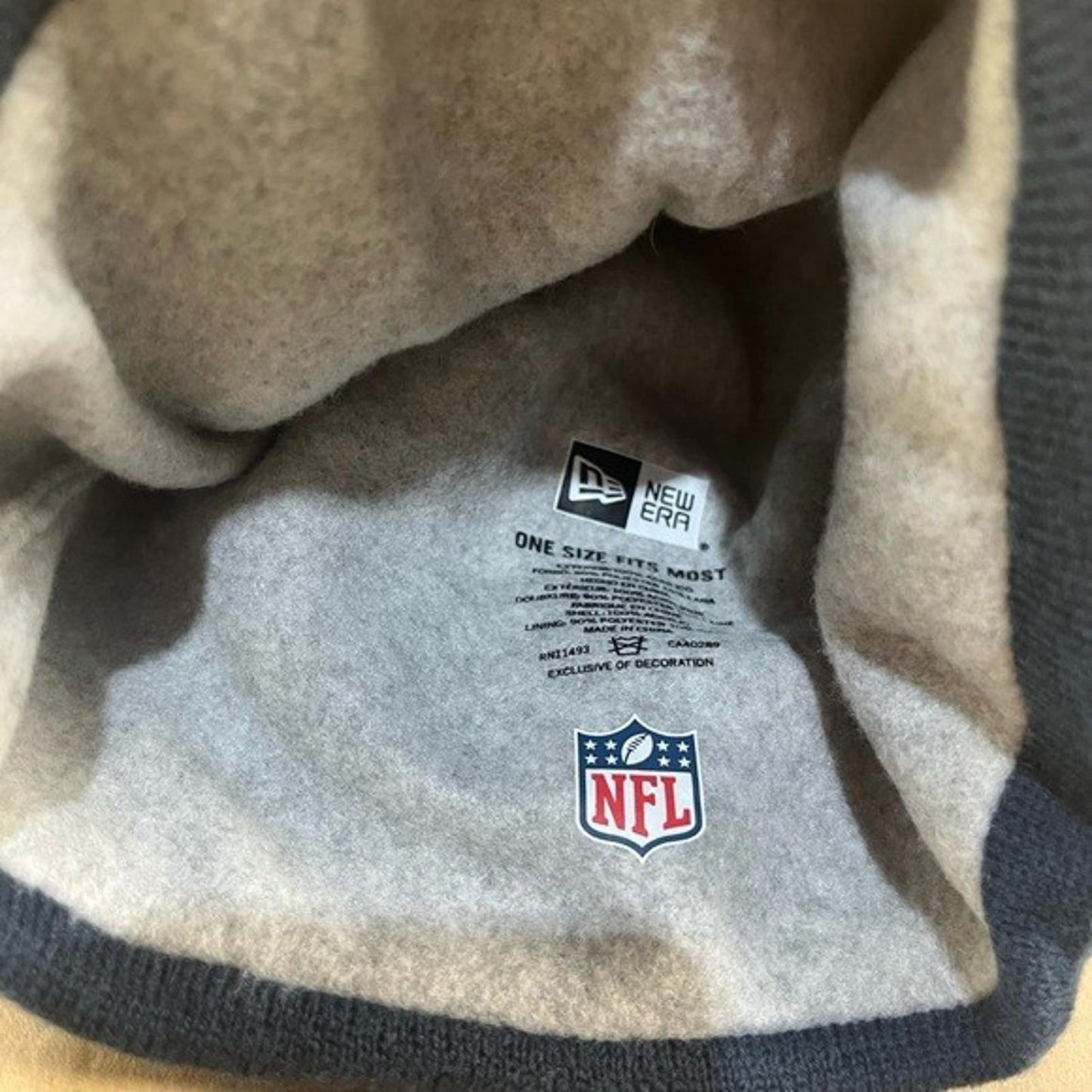 New Era Gray and Blue Beanie