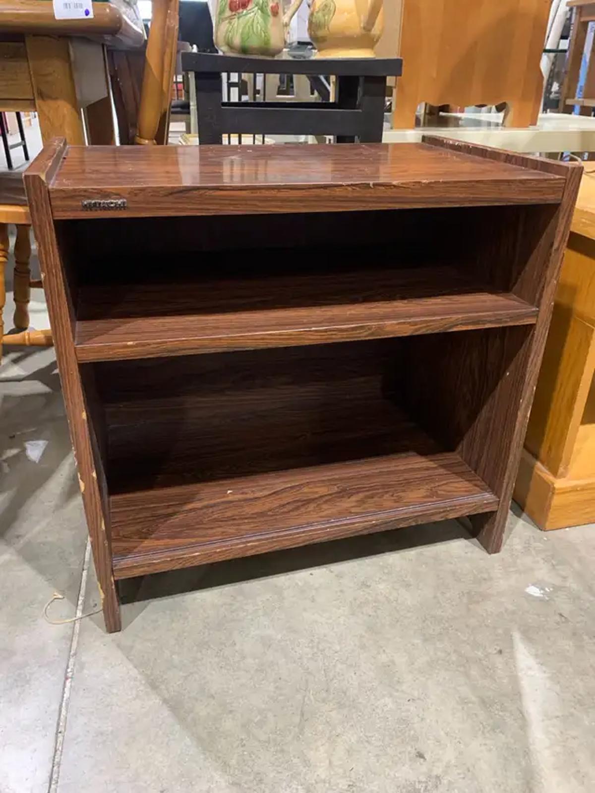 Hitachi Dark Wood Book Shelf