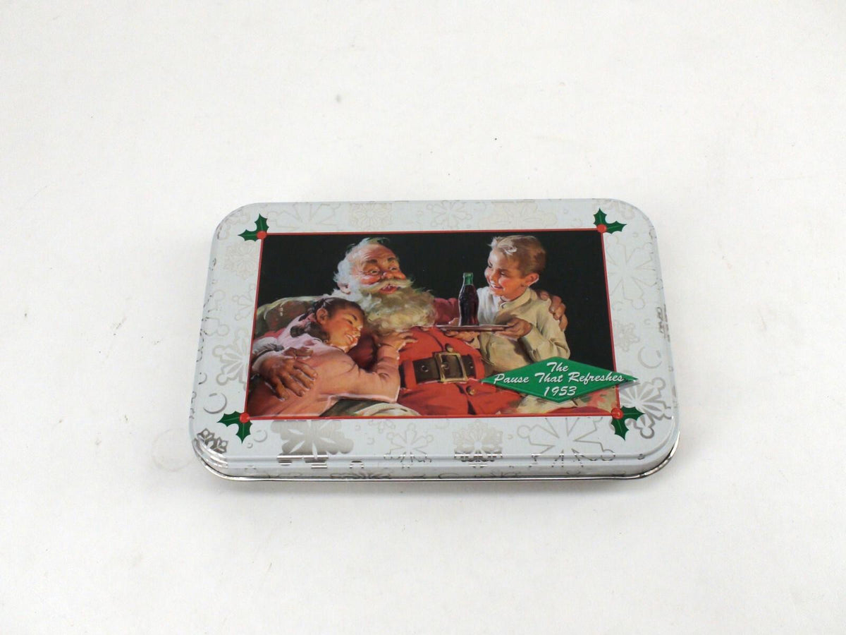 Coca Cola 1999 Nostalgia Christmas Santa Bicycle Playing Cards - New!