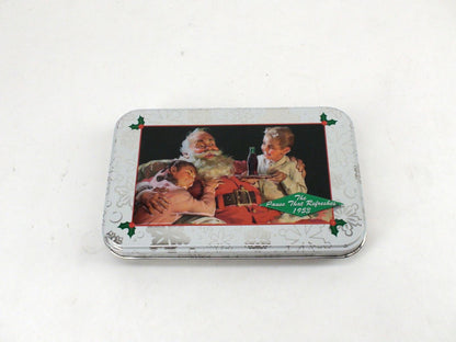 Coca Cola 1999 Nostalgia Christmas Santa Bicycle Playing Cards - New!