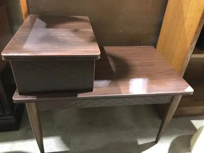 Mid-century Modern 2-Tier Step Coffee Table
