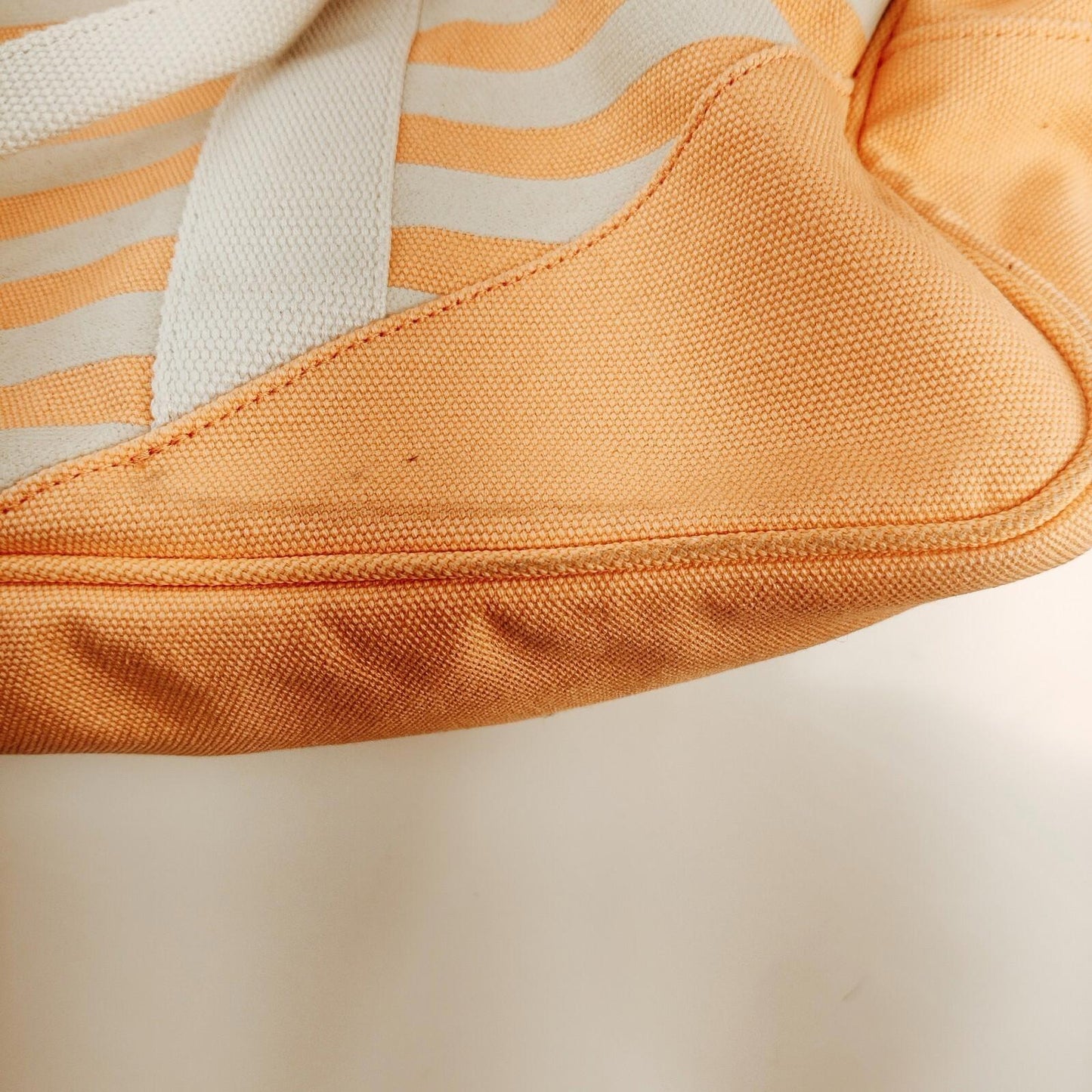 Helly Hansen Orange and White Striped Duffle Bag