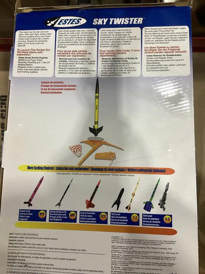 Estes Sky Twister Model Rocket Launch Set