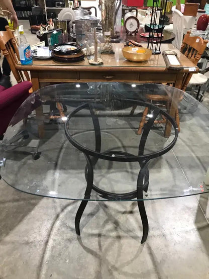 Glass Patio Table